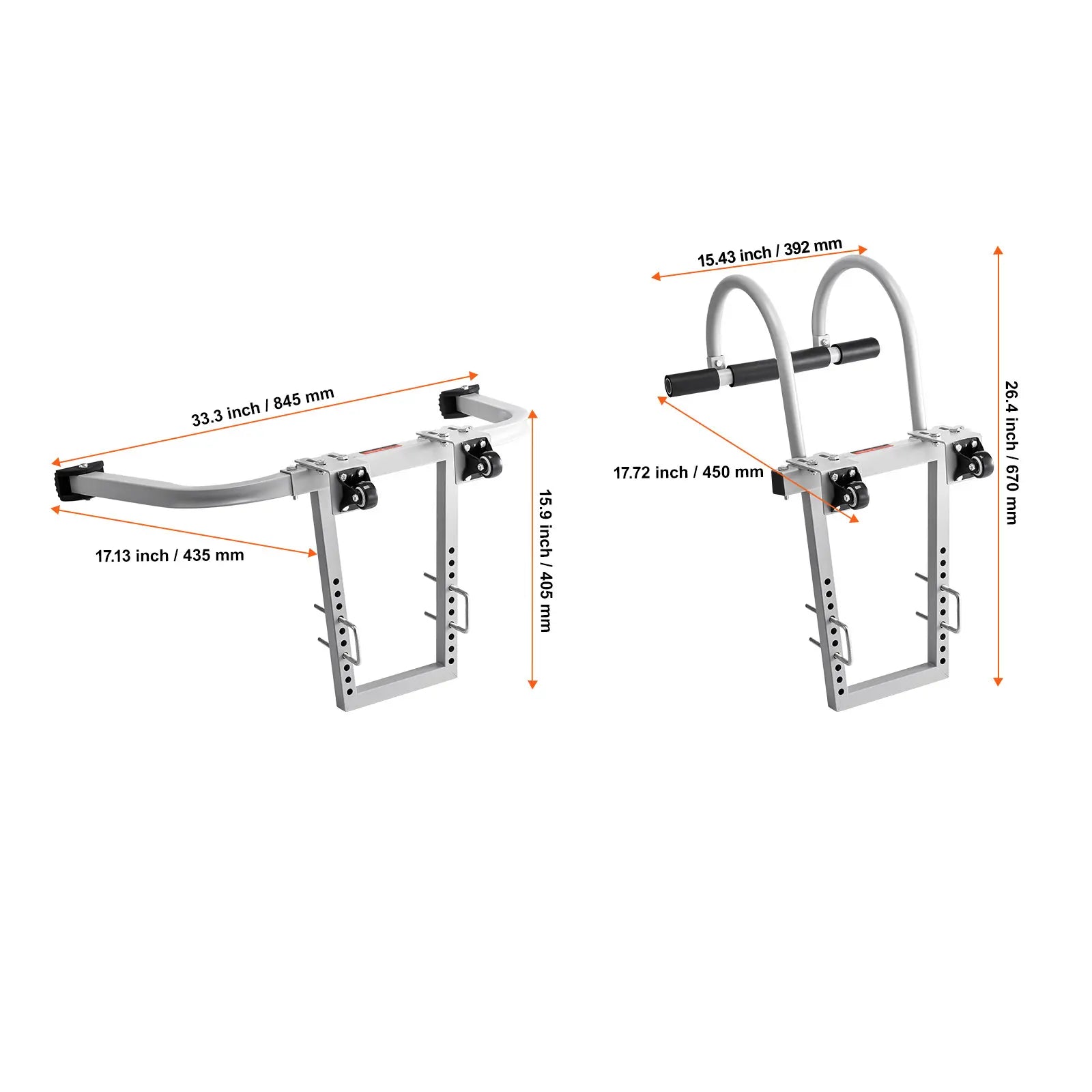 2-in-1 Stabiliser Telescopic Ladder