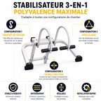 2-in-1 Stabiliser Telescopic Ladder