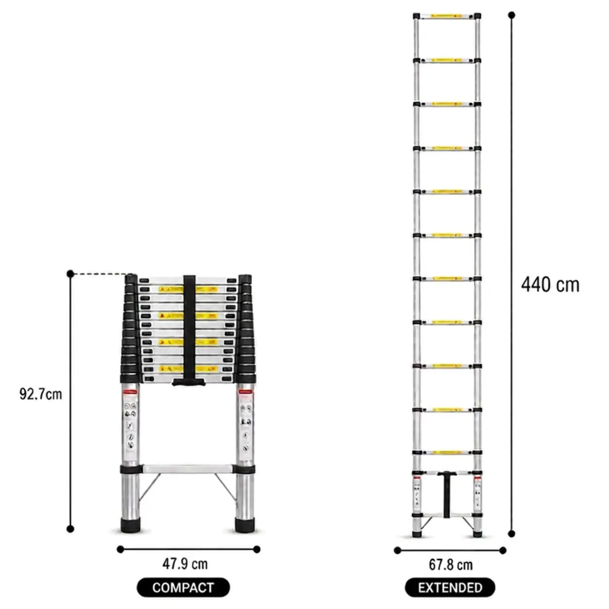 Telescopic Ladder 4,4m