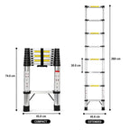 Telescopic Ladder 2,6m