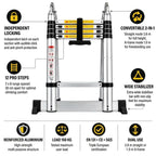 Multi-Purpose Telescopic Ladder 3,8m