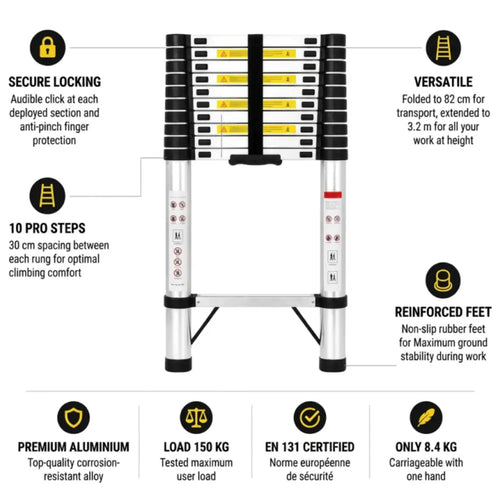 Telescopic Ladder 3,2m
