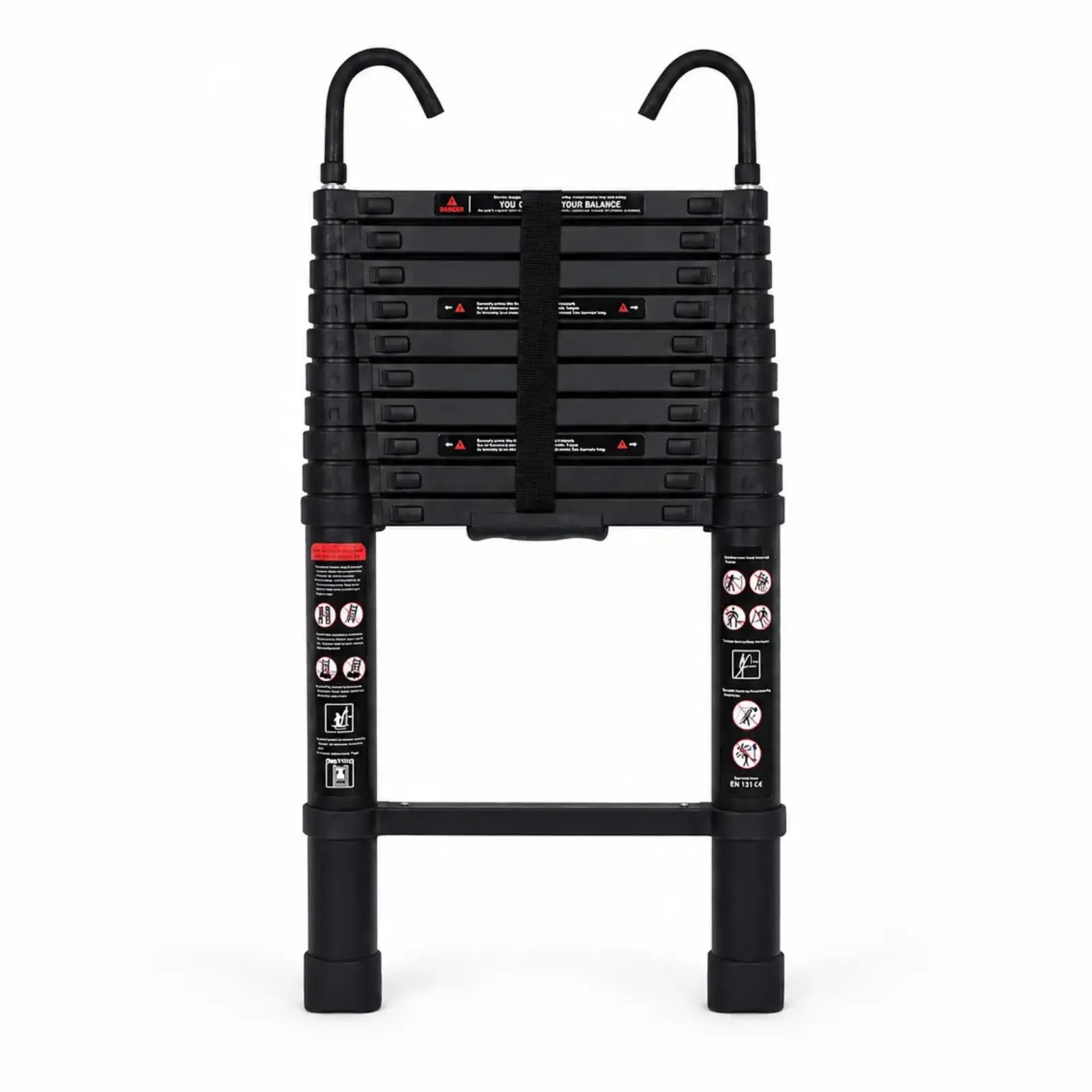 Telescopic Ladder 3,2m Black