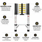 Telescopic Ladder 3,8m