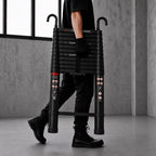 Telescopic Ladder 5,1m Black